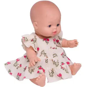Robe sans manches pour poupée en gaze de coton liberty pas cher