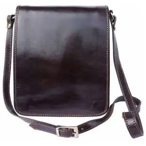 Tony & Paul - Besace - MIRCO - Cuir marron foncé - HommeVendu parcdiscount