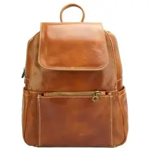 Tony & Paul - Sac à dos - BRITTANY - Cuir marron clair - Homme pas cher