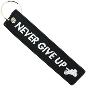 CLJ - Porte-clés - NEVER GIVE UP - Noir et blanc - Métiers - Urgence