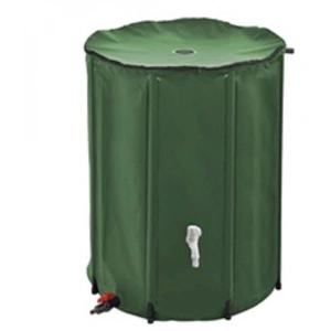 Réservoir souple, récupérateur d'eau de pluie pliable - 500 L - Vert - Linxor