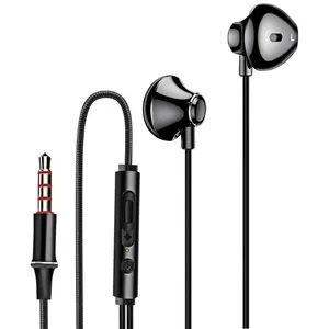 Écouteurs Intra-auriculaires - LINQ - Noir - Jack 3.5mm - Kit mains li...
