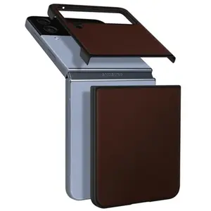 Comparateur de prix : AVIZAR Coque pour Samsung Galaxy Z Flip 4 Cuir Résistant Elégant Conto...