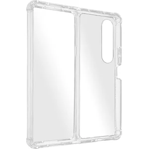 Geschikt voor Samsung Galaxy Z Fold4 Hybrid Case Versterkte hoeken Transparante omtrek pas cher
