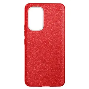 Avizar Geschikt voor Samsung Galaxy A53 5G Ring-Hoesje Bi-materiaal Video-steun rood, Rood pas cher
