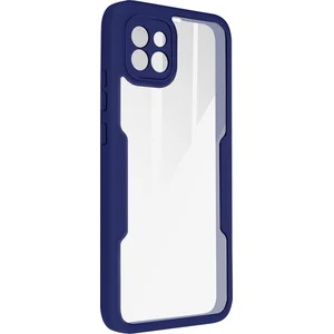Avizar Integraal Hoesje Geschikt voor Samsung Galaxy A03 Achterkant plexiglas, blauw, Blauw pas cher