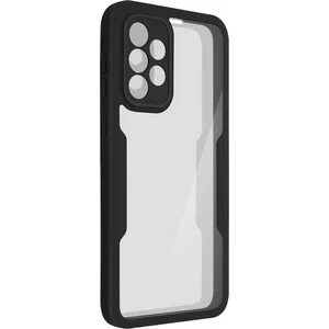 AVIZAR Integraal Hoesje Geschikt voor Samsung Galaxy A53 5G Achterkant plexiglas, zwart pas cher