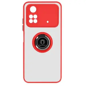 AVIZAR Coque pour Xiaomi Poco X4 Pro 5G Bi-matière Bague Métallique Support V... pas cher