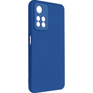 Geschikt voor Xiaomi Redmi Note 11 Pro Plus siliconen hoesje Soft-touch afwerking blauw pas cher