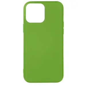 Coque pour iPhone 14 Pro Max Silicone Semi-rigide Finition Soft-touch Fine Avizar vert pas cher