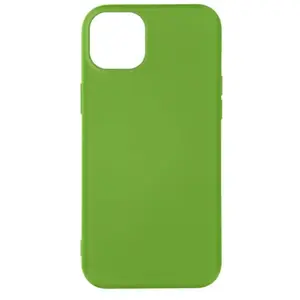 Coque pour iPhone 14 Silicone Semi-rigide Finition Soft-touch Fine Avizar vert pas cher