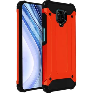Avizar Redmi Note 9 Pro Max/9 Pro/9S Defender II-hoes Relief Hybrid Fall oranje pas cher