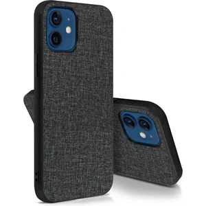 Avizar Coque pour iPhone 12 Mini Hybride Finition Tissu Ultra-fine Lav... pas cher