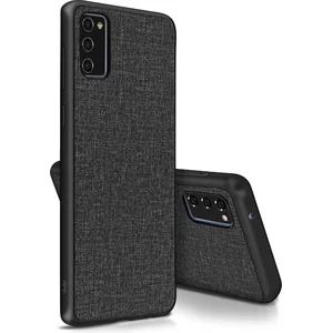 Geschikt voor Samsung Galaxy S20 FE Hybrid Case Stofafwerking Antivlek Wasbaar grijs pas cher