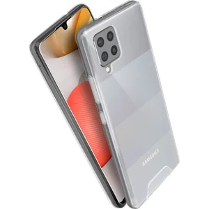 AVIZAR Geschikt voor Samsung Galaxy A42 Coins Bumper Collection Clear Crystal Case pas cher
