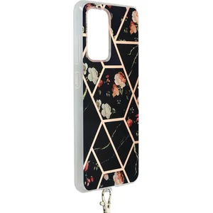 Avizar Coque pour Samsung Galaxy A72 Motif géométrique avec Cordon Amo... pas cher