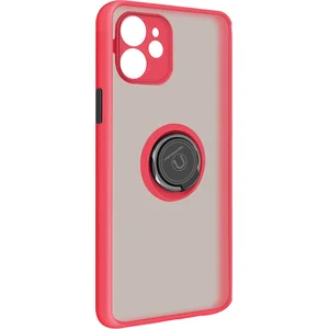 Avizar Coque pour iPhone 11 Bi-matière Bague Métallique Support Vidéo ... pas cher