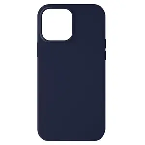 Geschikt voor Apple iPhone13 Pro hoesje Siliconen met Soft-touch afwerking blauw pas cher