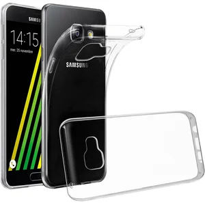 Avizar Coque pour Samsung Galaxy A5 2016 Silicone Souple Ultra-Fin Transparent pas cher