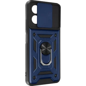 Coque pour Xiaomi Redmi Note 12 5G avec Cache caméra et Bague Support Vidéo BleuVendu parfnac-be