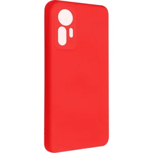 AVIZAR Coque pour Xiaomi 12 Lite Silicone Semi-rigide Soft-touch Fine rouge