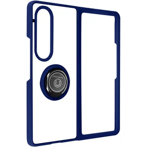 Comparateur de prix : Coque pour Samsung Galaxy Z Fold 4 Bi-matière Bague Métallique Support...