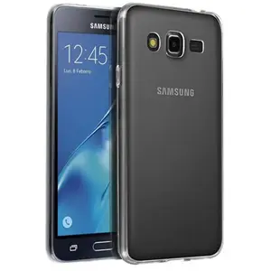 Avizar Hoes Geschikt voor Samsung Galaxy J5 Ultrafijne siliconen, Transparant pas cher
