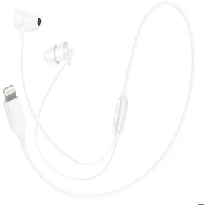 Écouteurs de Sommeil Filaires Lightning avec Microphone LinQ Blanc pas cher