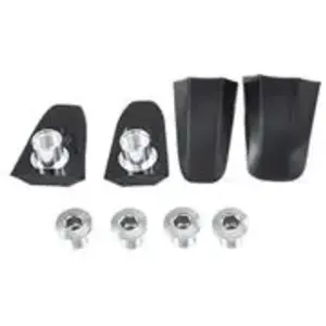Cache visserie plateau x110 compatible shimano105/5800 noir ta (x4) pas cher