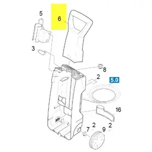 Karcher - Poignee De Transport - Ref: 90367240 pas cher