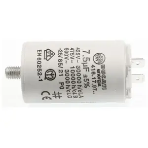 CONDENSATEUR DE DÉMARRAGE 7.5 UF POUR LAVE LINGE THOMSON - Q160056