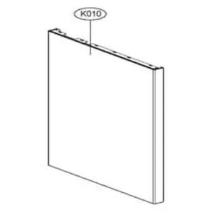 LG FACADE DE PORTE ARGENT POUR LAVE VAISSELLE LG - ACQ76172920 pas cher