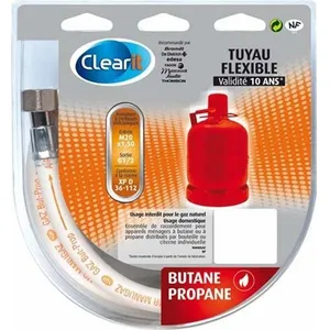Comparateur de prix : Brandt 75S2706. TUYAU GAZ BUTANE 2M CLEARIT