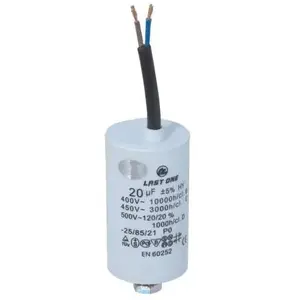 CONDENSATEUR 20 OU 22  F 450 V SORTIE FILS pour NETTOYEUR... pas cher