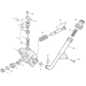 GUIDE DE PISTON Ø 12 M/M K7.8XXX POUR NETTOYEUR HAUTE-PRESSION KARCHER - 50620430 pas cher