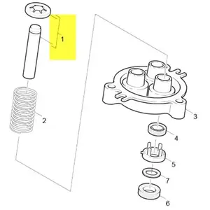 Karcher Piston D14 L71.5 avec support pour nettoyeur haute-pression... pas cher