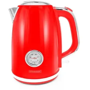 Bouilloire style rétro avec filtre calcaire RETRO TEA rouge Kitchencoo... pas cher