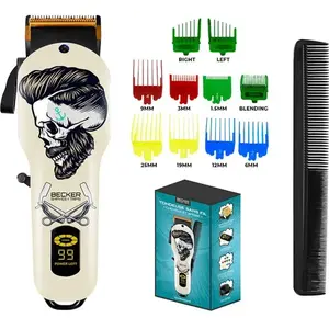 BECKER SHAVES ET TRIMS Tondeuse Sans Fil Cheveux Et Barbe Avec Levier D'ajustement Hero Iv pas cher