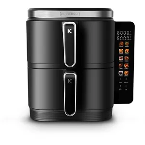 KITCHENCOOK Friteuse à Air Double 12l 2800w Airflow12 Led Airflow pas cher