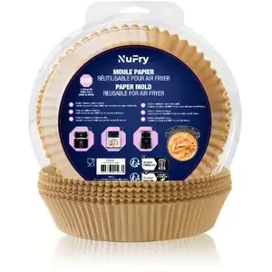 Moules Papier Cuisson Air Fryer Paperound Nufry pas cher