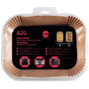Papier THE KITCHEN GURU cuisson carré pour Air Fryer x50 pas cher