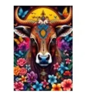 Alipson Puzzle La Vache et le Secret des Fleurs Puzzle-F-50235 pas cher