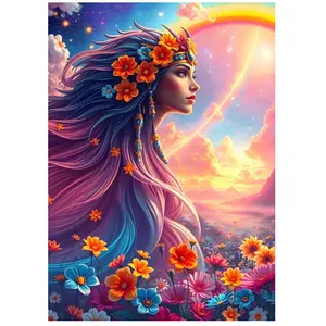 Alipson Puzzle La fille Arc-en-Ciel Puzzle-F-50227 pas cher