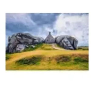Alipson Puzzle Maison entre les rochers, Bretagne Puzzle-F-50099 pas cher