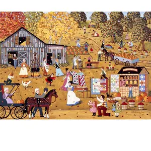 Alipson Puzzle October Gave A Party Puzzle-F-50139 pas cher