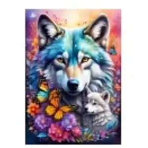 Alipson Puzzle Wolves - Maternal Love Collection Puzzle-F-50124 pas cher