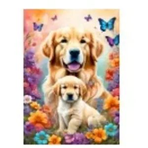 Alipson Puzzle Dogs - Maternal Love Collection Puzzle-F-50125 pas cher