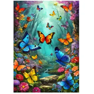 Alipson Puzzle Nuées de Papillons Puzzle-F-50174 pas cher