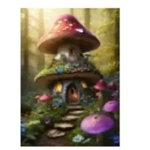 Alipson Puzzle Maison Champignon des Sous-Bois Puzzle-F-50176 pas cher