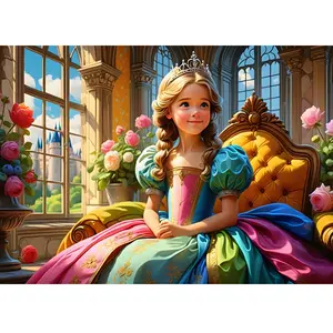 Alipson Puzzle The Princess on her Throne Puzzle-F-50143 pas cher
